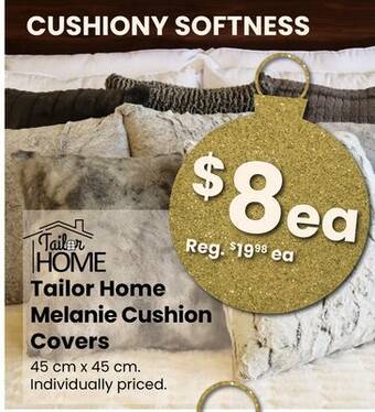 Fabricland Tailor home melanie cushion covers offer