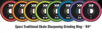 Sparx traditional skate sharpening grinding ring