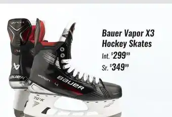 Hockey Life Bauer vapor x3 hockey skates offer
