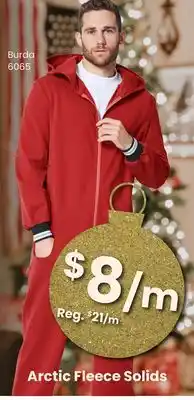 Fabricland Arctic fleece solids offer