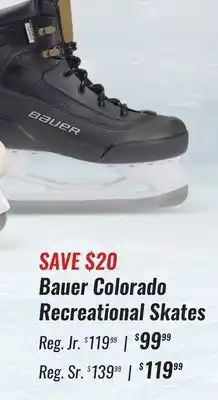 Hockey Life Bauer colorado recreational skates offer