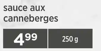 Avril Sauce aux canneberges offer