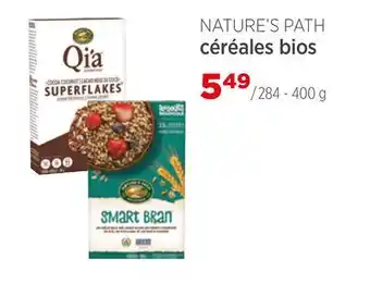 Avril Céréales bios offer