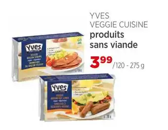 Avril Produits sans viande offer