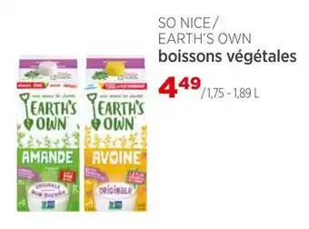 Avril Boissons végétales offer