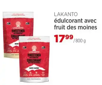 Avril Édulcorant avec fruit des moines offer