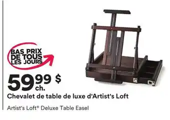 Michaels Chevalet de table de luxe d'artist's loft offer