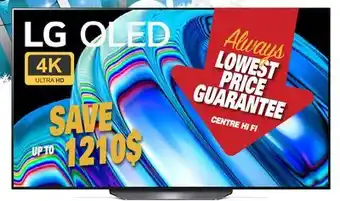Centre Hi-Fi Lg b2 4k oled w/ thinq ai 65 offer