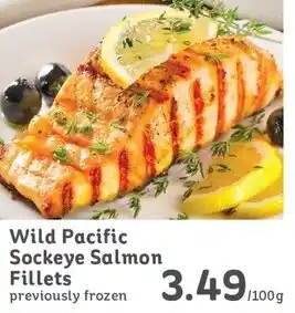IGA Wild Pacific Sockeye Salmon Fillets offer