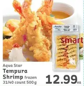 IGA Aqua Star Tempura Shrimp offer