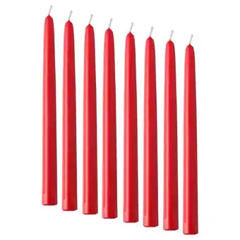 IKEA Vinterfint unscented candle, red, 9 ¾ offer