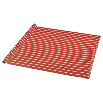 IKEA Vinterfint gift wrap, roll, stripe pattern red, 9.84x2.30 ' offer