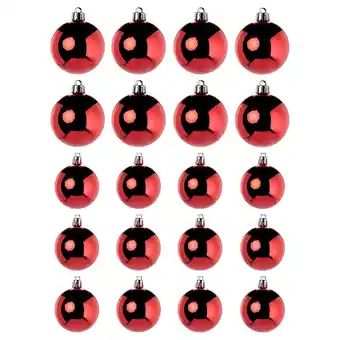 IKEA Vinterfint decoration bauble, set of 20, red offer