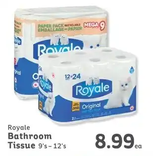 IGA Royale Bathroom Tissue 9's-12's offer
