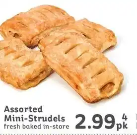 IGA Assorted Mini-Strudels offer