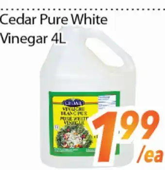 Bestco Food Mart Cedar pure white vinegar offer