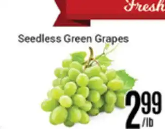 Nations Fresh Foods Seedless green grapes offer