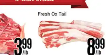 Nations Fresh Foods Fresh ox tail offer