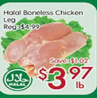 Sunny Food Mart Halal boneless chicken leg offer