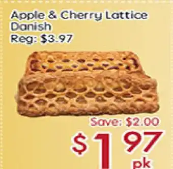 Sunny Food Mart Apple & cherry lattice danish offer