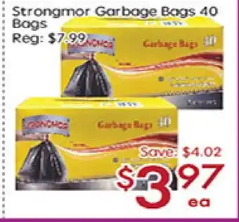 Sunny Food Mart Strongmor garbage bags offer