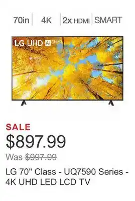 Costco Lg 70 class - uq7590 series - 4k uhd led lcd tv offer