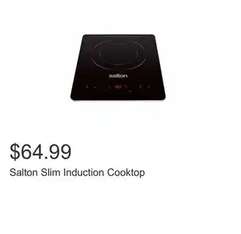 Costco Salton slim induction cooktop offer