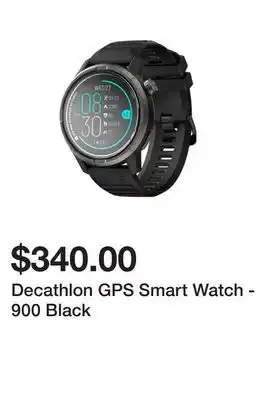 Decathlon Decathlon gps smart watch - 900 black offer