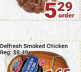 Oceans Fresh Food Market Delfresh smoked chicken offer