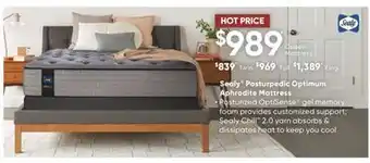 Sleep Country Sealy posturpedic optimum aphrodite mattress offer