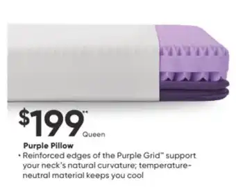 Sleep Country Purple pillow offer