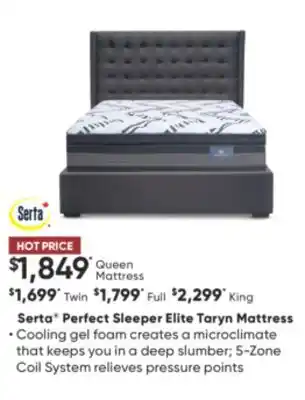 Sleep Country Serta perfect sleeper elite taryn mattress offer