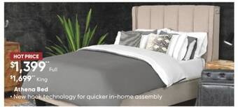 Sleep Country Athena bed offer