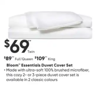 Dormez Vous Bloom essentials duvet cover set offer