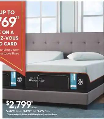 Dormez Vous Tempur-pedic ease 4.0 lifestyle adjustable base offer