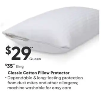 Dormez Vous Classic cotton pillow protector offer