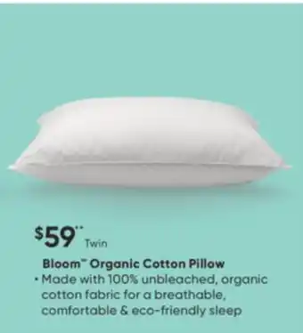 Dormez Vous Bloom organic cotton pillow offer