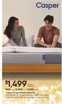 Dormez Vous Casper original foam mattress offer