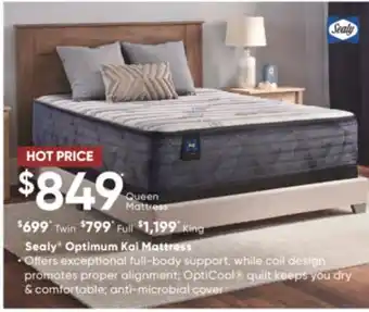 Dormez Vous Sealy optimum kai mattress offer