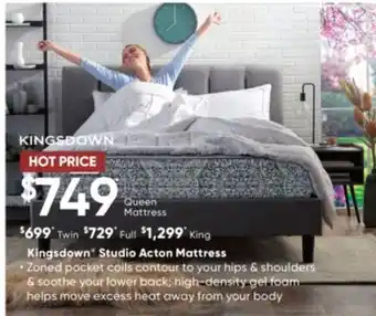 Dormez Vous Kingsdown studio action mattress offer