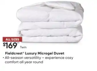 Dormez Vous Fieldcrest luxury microgel duvet offer