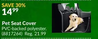 Princess Auto Pet seat cover offer