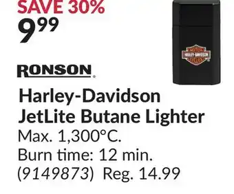 Princess Auto Harley-davidson jetlite butane lighter offer