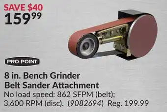 Princess Auto 8 in. bench grinder offer