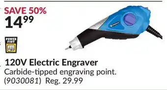 Princess Auto 120v electric engraver offer