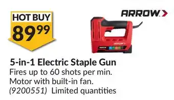 Princess Auto 5-in-1 electric staple gun offer