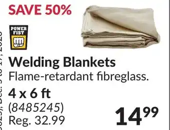 Princess Auto Welding blankets offer