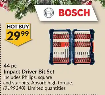 Princess Auto 44 pc impact driver bit set offer