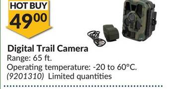 Princess Auto Digital trail camera offer