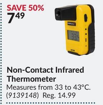 Princess Auto Non-contact infrared thermometer offer